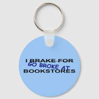 I Love Book Stores Keychain for Nerds