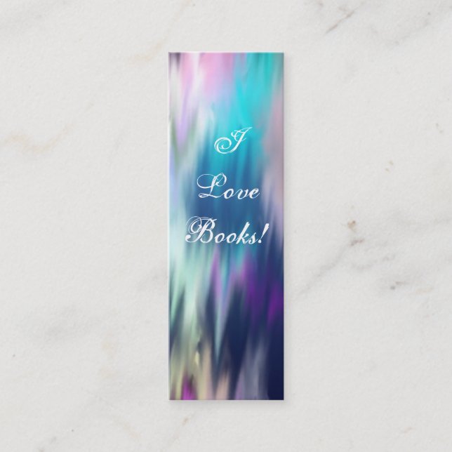I Love Books! Bookmark Mini Business Card (Front)