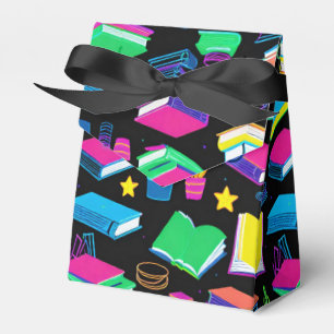 I Love Books Colourful Tent Favor Box