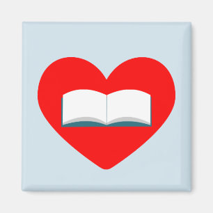 I Love Books Magnet