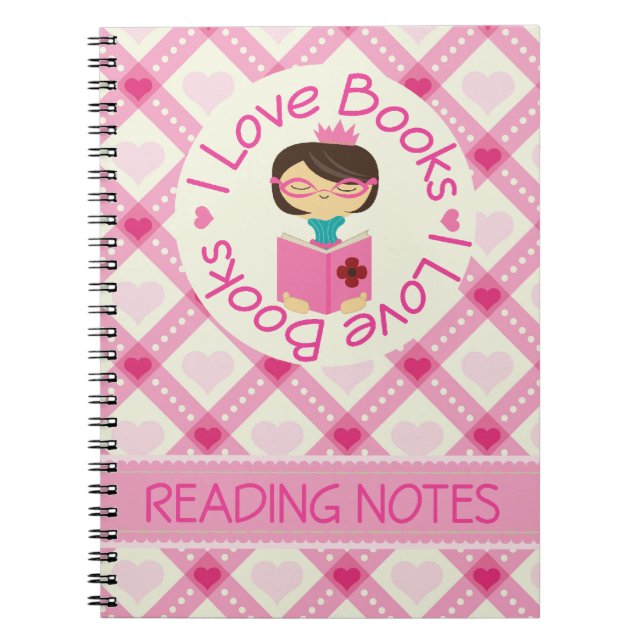 I Love Books Reading Notes Journal (Front)