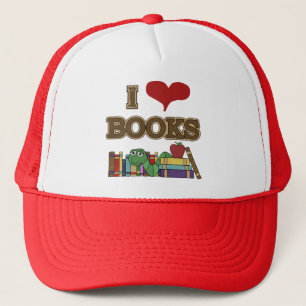 I Love Books Trucker Hat