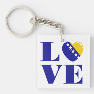 I love Bosnia Keychain