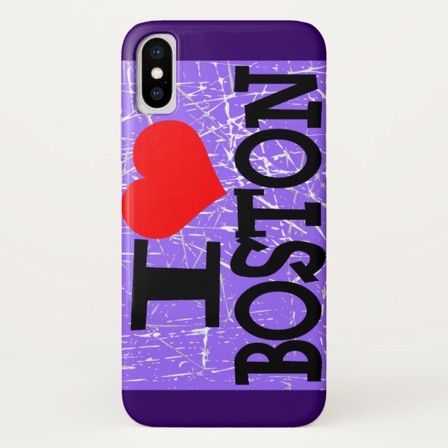 I love Boston Case-Mate iPhone Case (Back)
