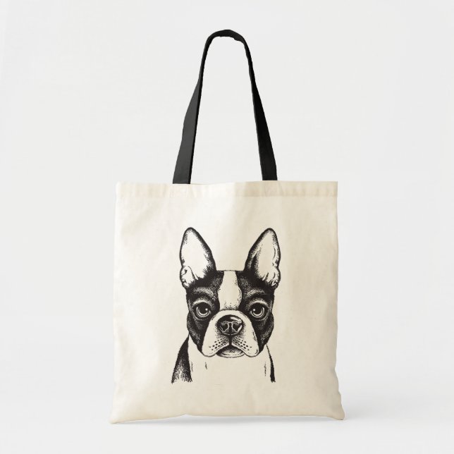 I love Boston Terriers Tote Bag (Front)