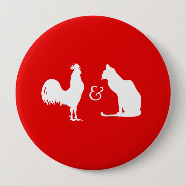 I LOVE BOTH 4 INCH ROUND BUTTON (Front)