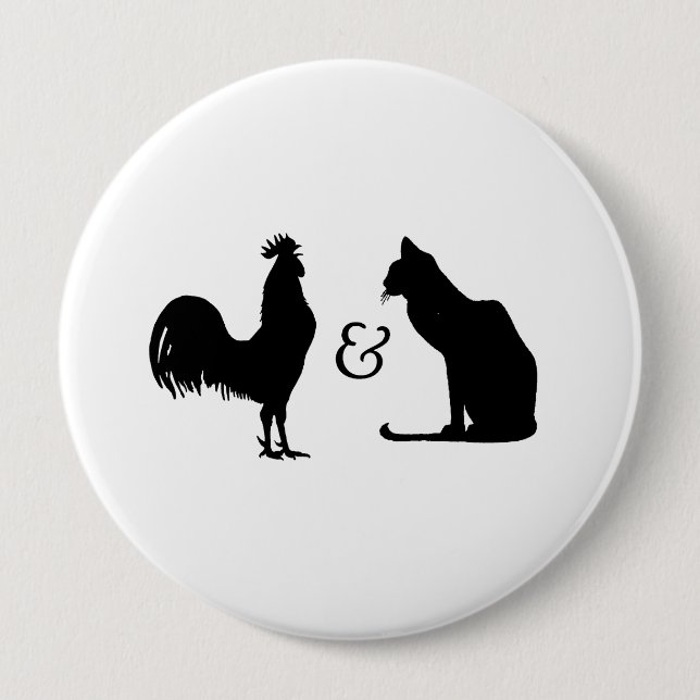 I love both 4 inch round button (Front)