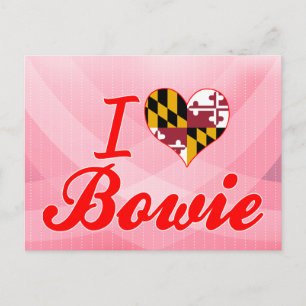 I Love Bowie, Maryland Postcard