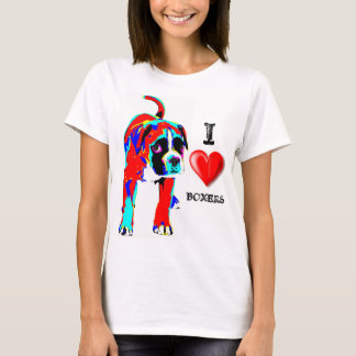 I LOVE BOXERS - DOGS T-Shirt