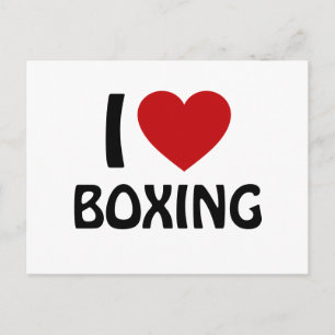 I love BOXING Postcard
