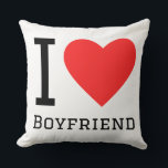I love boyfriend throw pillow<br><div class="desc">I love boyfriend ,  for people lovers</div>