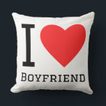 I love boyfriend throw pillow<br><div class="desc">I love boyfriend ,  for people lovers</div>