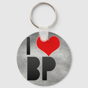 I Love BP Keychain