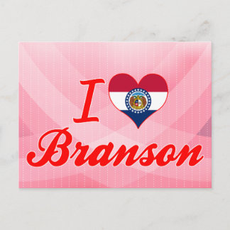 I Love Branson, Missouri Postcard