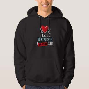 I Love Bratwurste I Can Not Lie Food Humor Foodie Hoodie