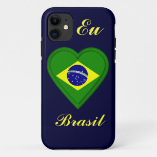 I love Brazil - Eu amo Brasil - in Portugese iPhone 11 Case