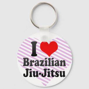 I love Brazilian Jiu-Jitsu Keychain