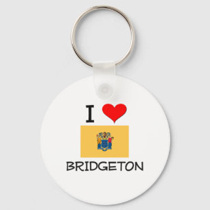 I Love Bridgeton New Jersey Keychain