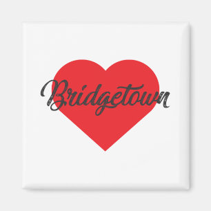I Love Bridgetown - Barbados Magnet