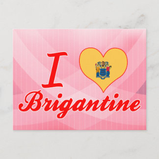 I Love Brigantine, New Jersey Postcard
