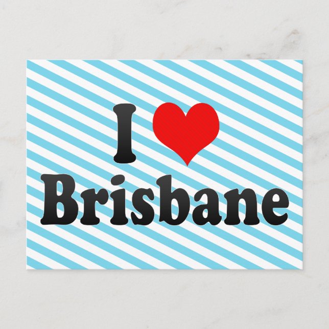I Love Brisbane, Australia Postcard (Front)