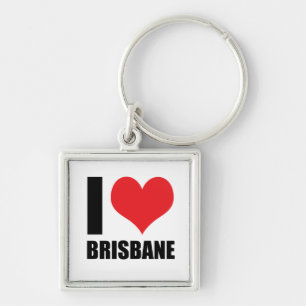 I love Brisbane Keychain