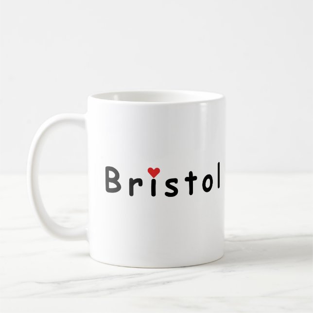I love Bristol Coffee Mug (Left)