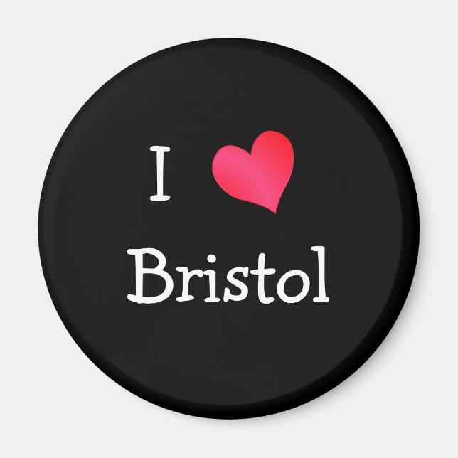 I Love Bristol Magnet (Front)
