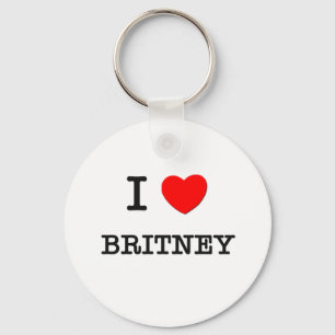 I Love Britney Keychain