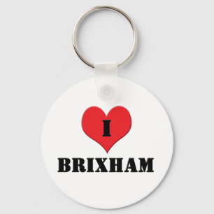 I Love Brixham Keychain