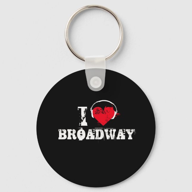 I love broadway keychain (Front)