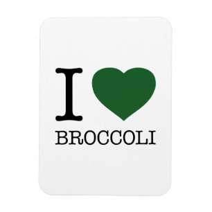 I LOVE BROCCOLI MAGNET