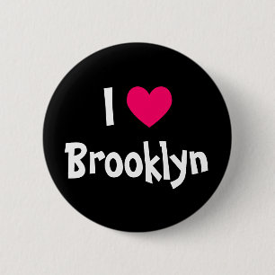 I Love Brooklyn 2 Inch Round Button
