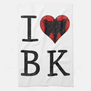I Love Brooklyn, BK New York Kitchen Towel