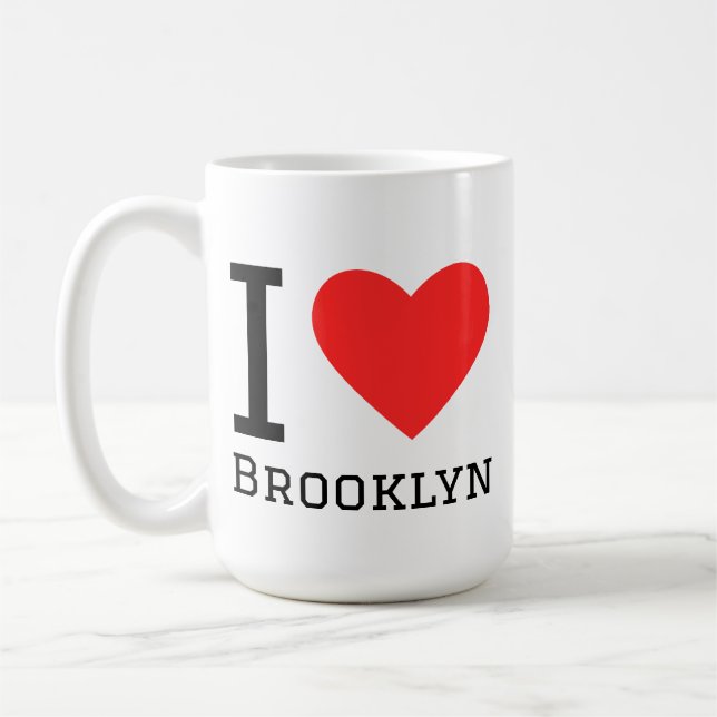 I love Brooklyn  Coffee Mug (Left)