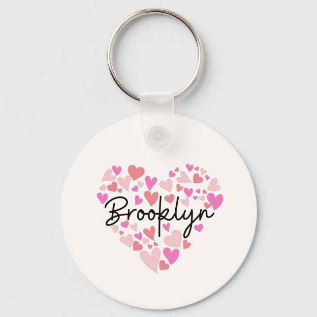 I love Brooklyn Keychain (Front)