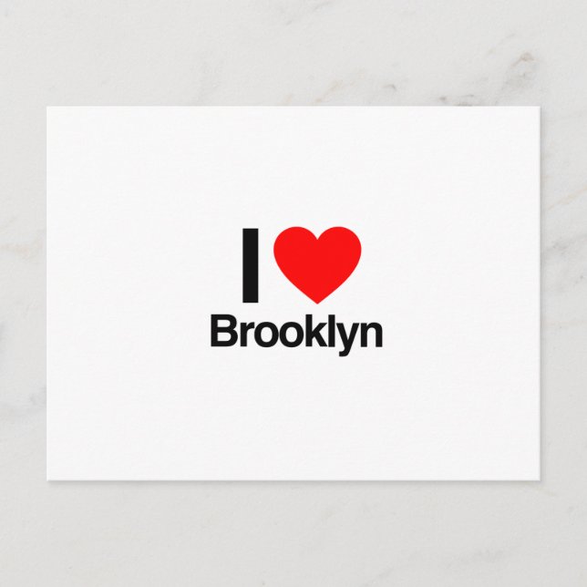 i love brooklyn postcard (Front)