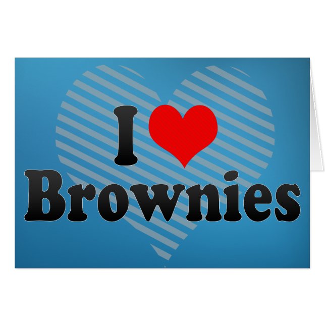 I Love Brownies (Front Horizontal)