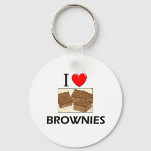 I Love Brownies Keychain