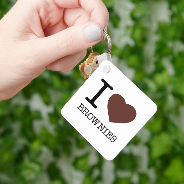 I LOVE BROWNIES KEYCHAIN (Hand)