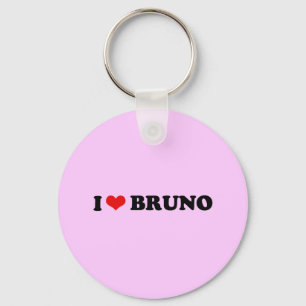 I LOVE BRUNO KEYCHAIN