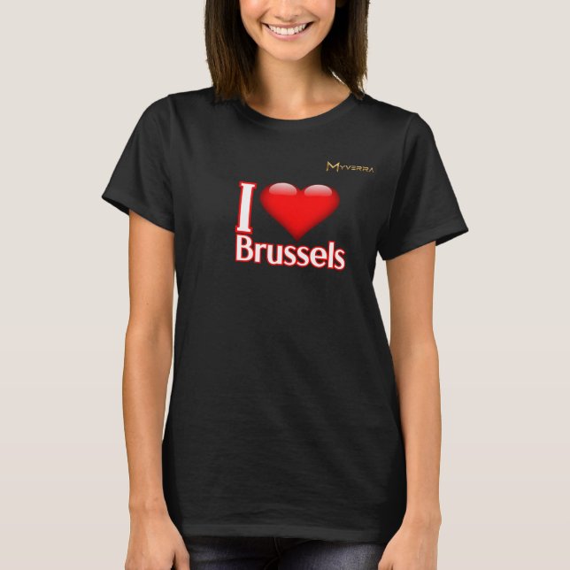 I Love Brussels T-Shirt (Front)