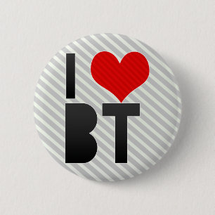 I Love BT 2 Inch Round Button