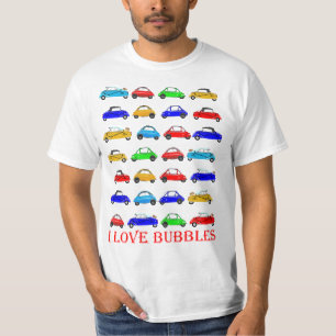 I love Bubble cars tshirt