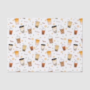 I love bubble tea white tissue paper