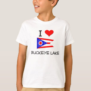 I Love Buckeye Lake Ohio T-Shirt
