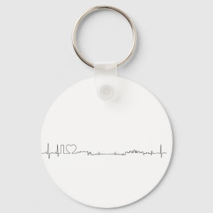 I love Budapest (ecg style) souvenir Keychain