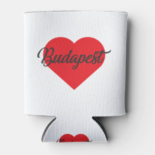 I Love Budapest - Hungary Can Cooler