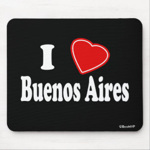 I Love Buenos Aires Mouse Pad