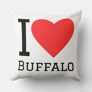 I love buffalo throw pillow